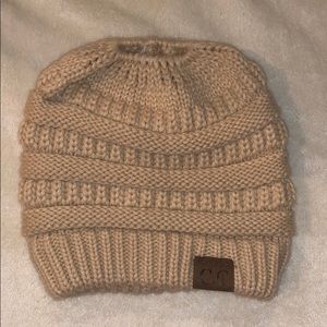C.C Ponytail beanie